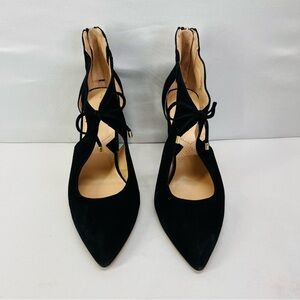 Adrienne Vittadini Black‎ Suede Heels